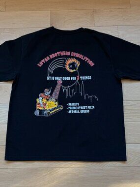 Warren Lotas Barneys New York Exclusive 'NY Good' Oversized T-Shirt XL